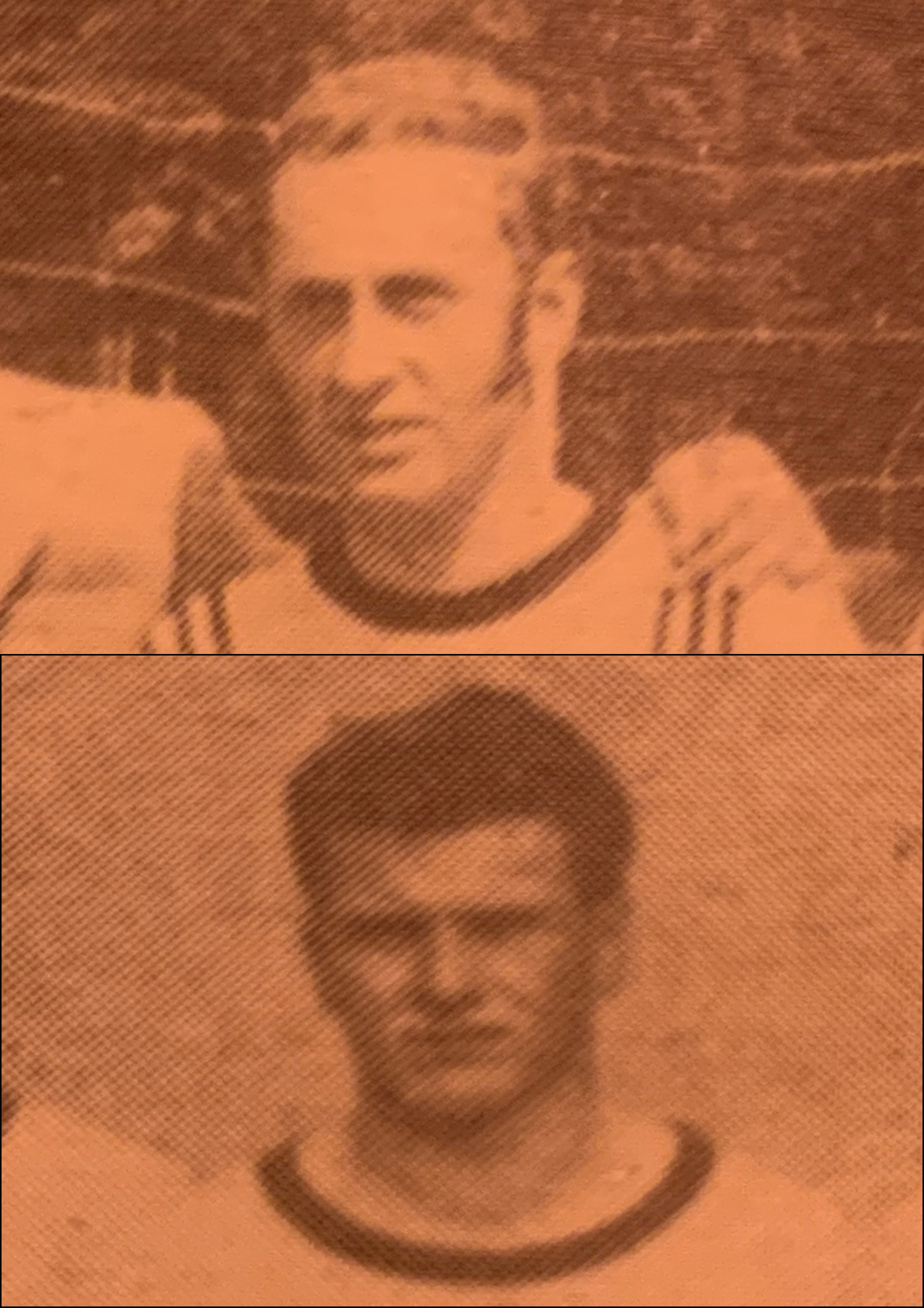 Erhard "Hartl" Gai (oben) und Franz Ammann (unten)