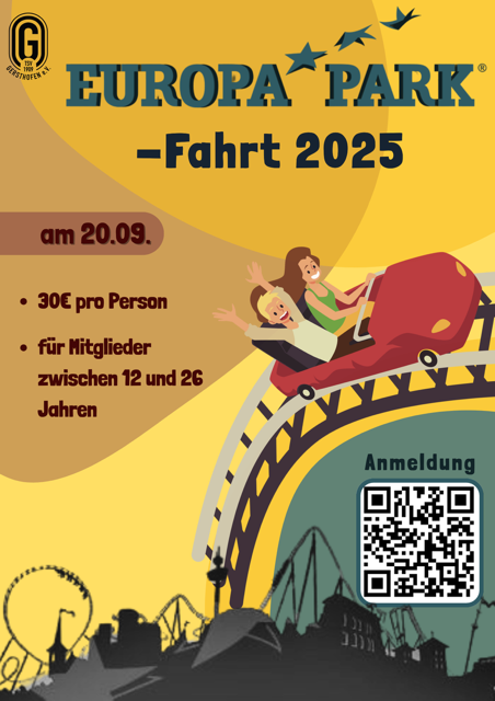 Fahrt in den Europapark